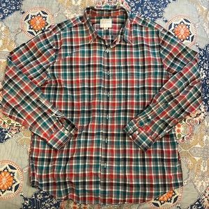 Men’s Plaid Button Down Size XL